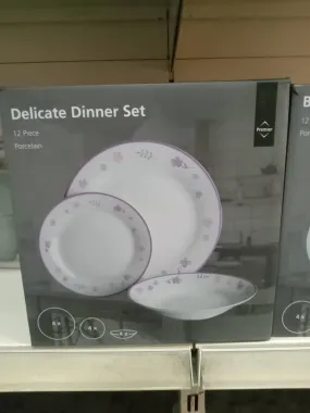 12pc Delicate Dinner Set