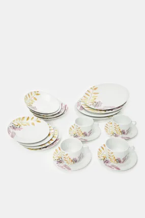 Assorted Floral Design Dinner Set (20 Piece)