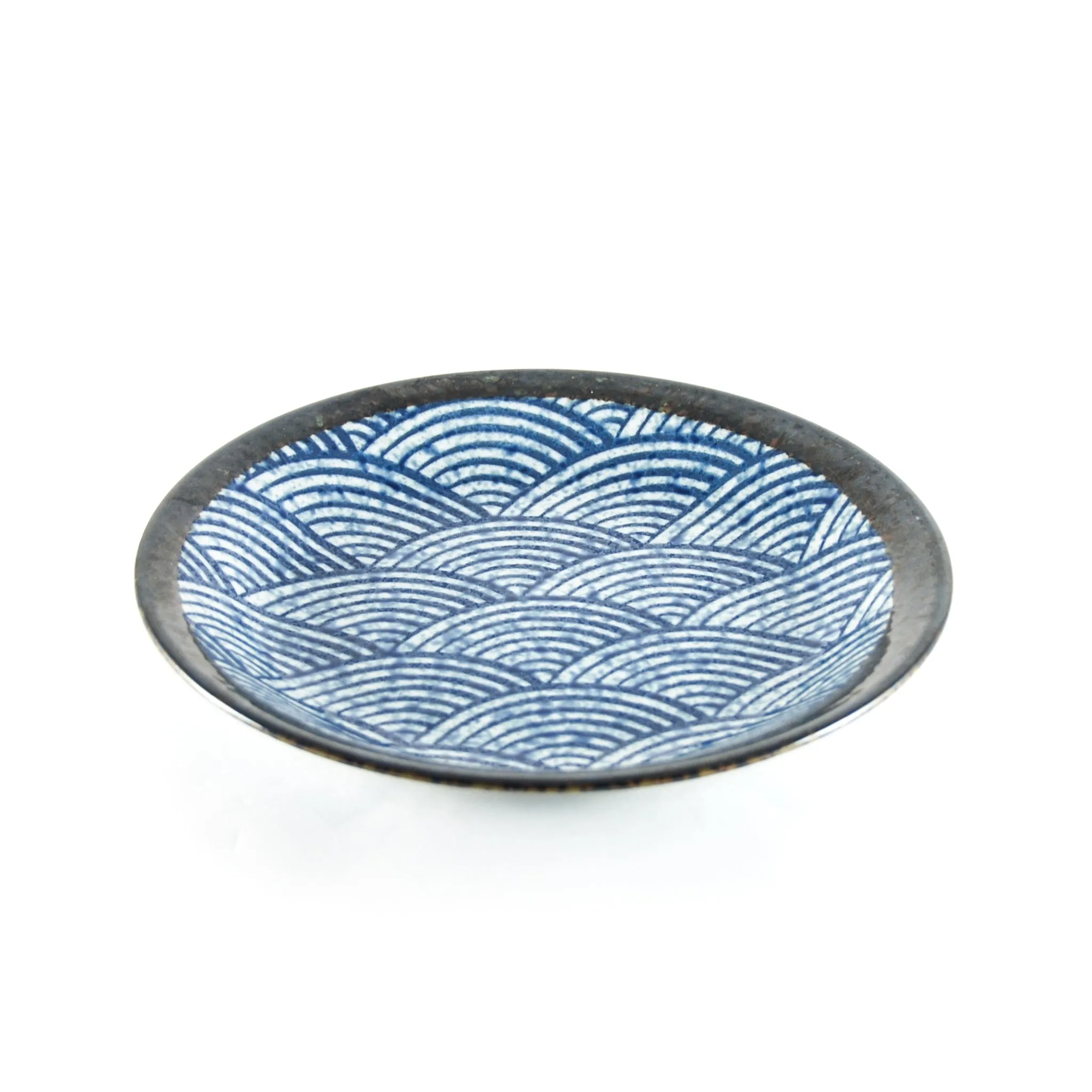 Blue Wave Medium Plate, 22cm