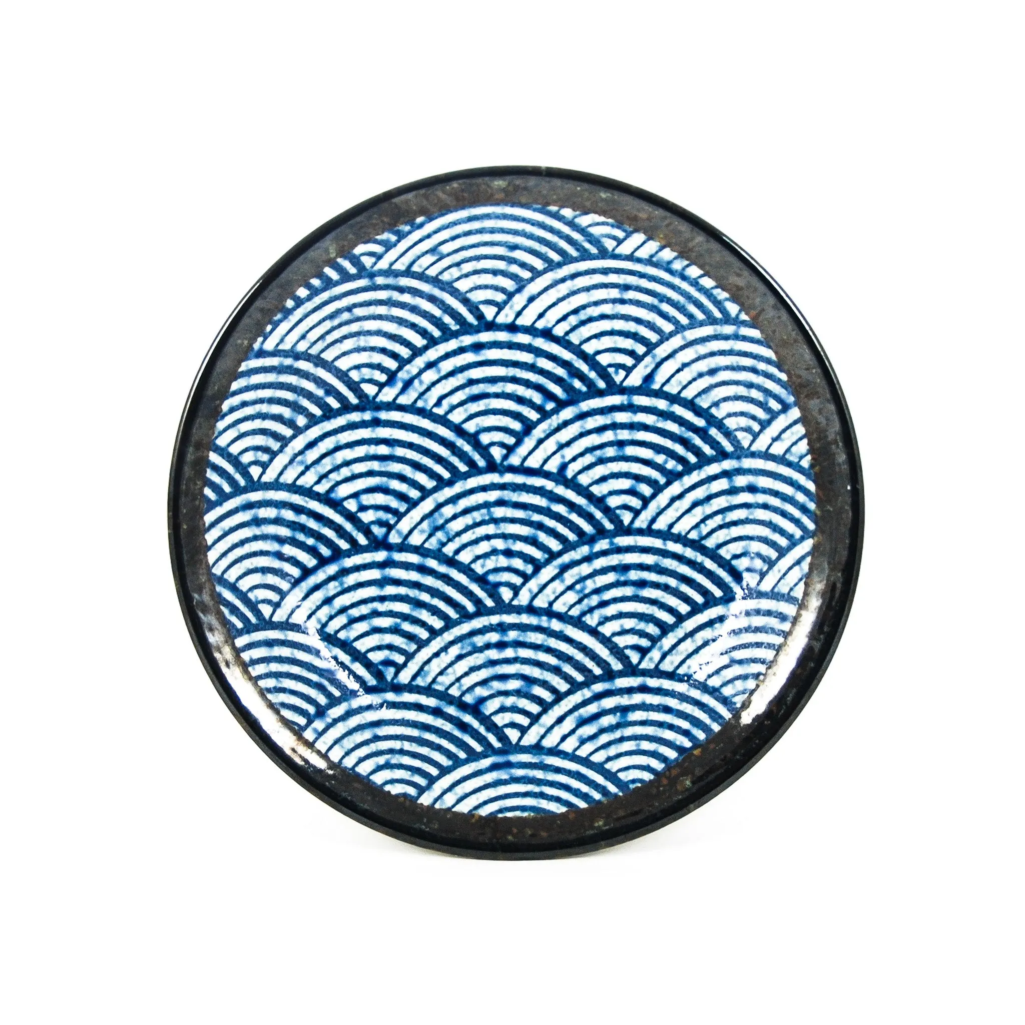 Blue Wave Medium Plate, 22cm