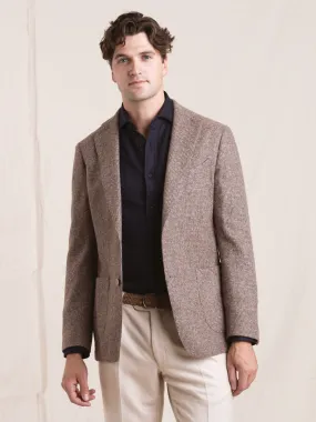 Brown Alpaca-Wool Sport Jacket