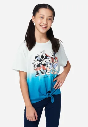 Disney® Dip-Dye Tie-Front Tee