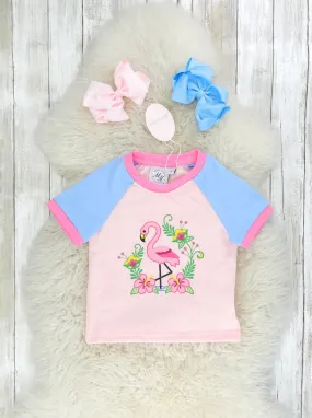 Flamingo Fantasy Raglan Shirt