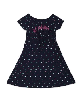 Girls Printed Cotton Dress