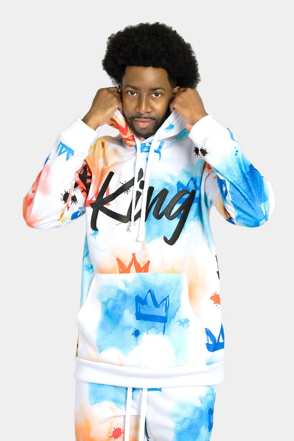 King Tie Dye Fleece Set