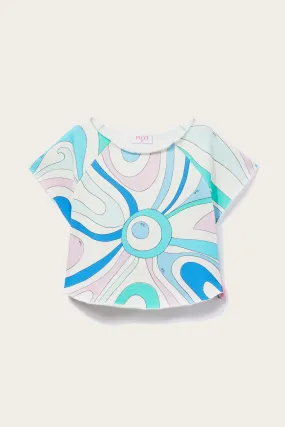 Marmo-Print Cotton T-Shirt