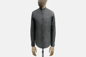 Merino-Linen Granddad Shirt