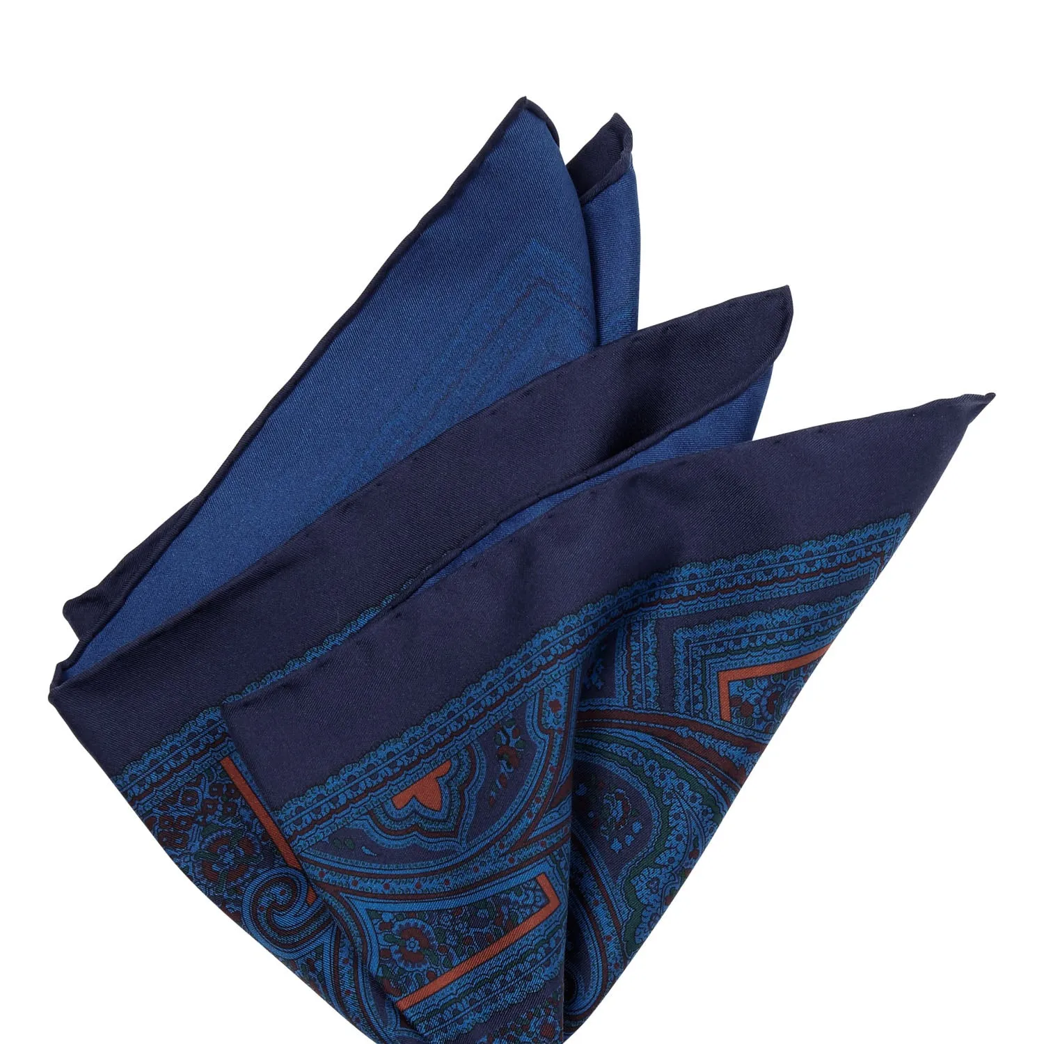 Sovereign Grade Ancient Madder Midnight Pocket Square